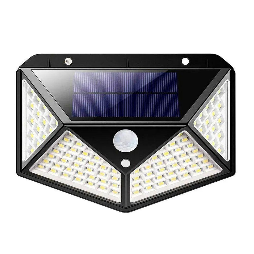 Luminaria Solar Sensor Detecta Presença 100 Led 3 Funçoes - 9
