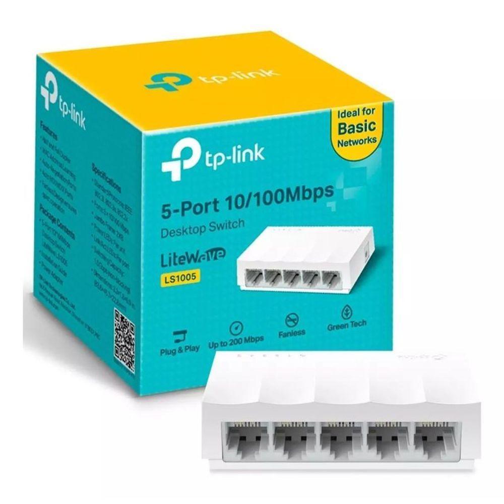 Hub Switch 5 Portas Tp Link Tl Ls1005 - 3