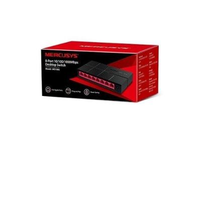 Hub Switch 8 Portas Mercusys Ms108G 10 100 1000Mbps