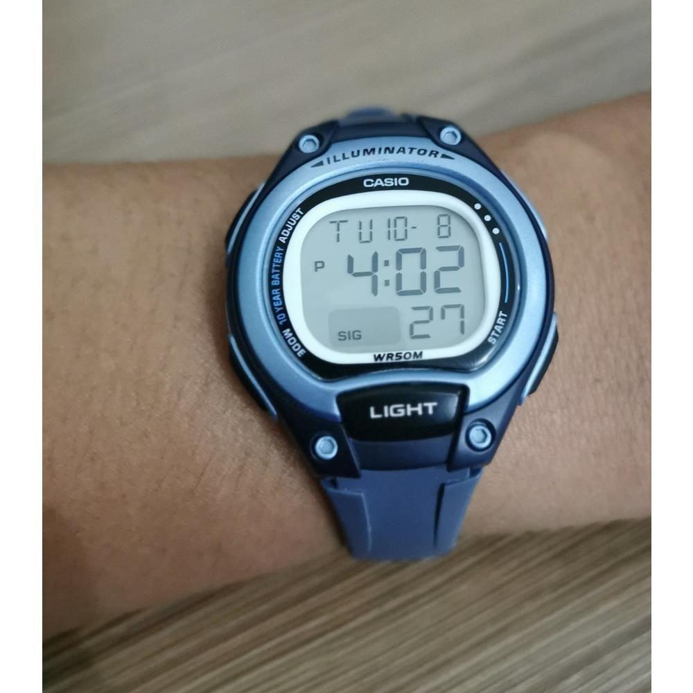 Relógio Casio Masculino Ref: Lw-203-2avdf Infantil Digital Azul - 4