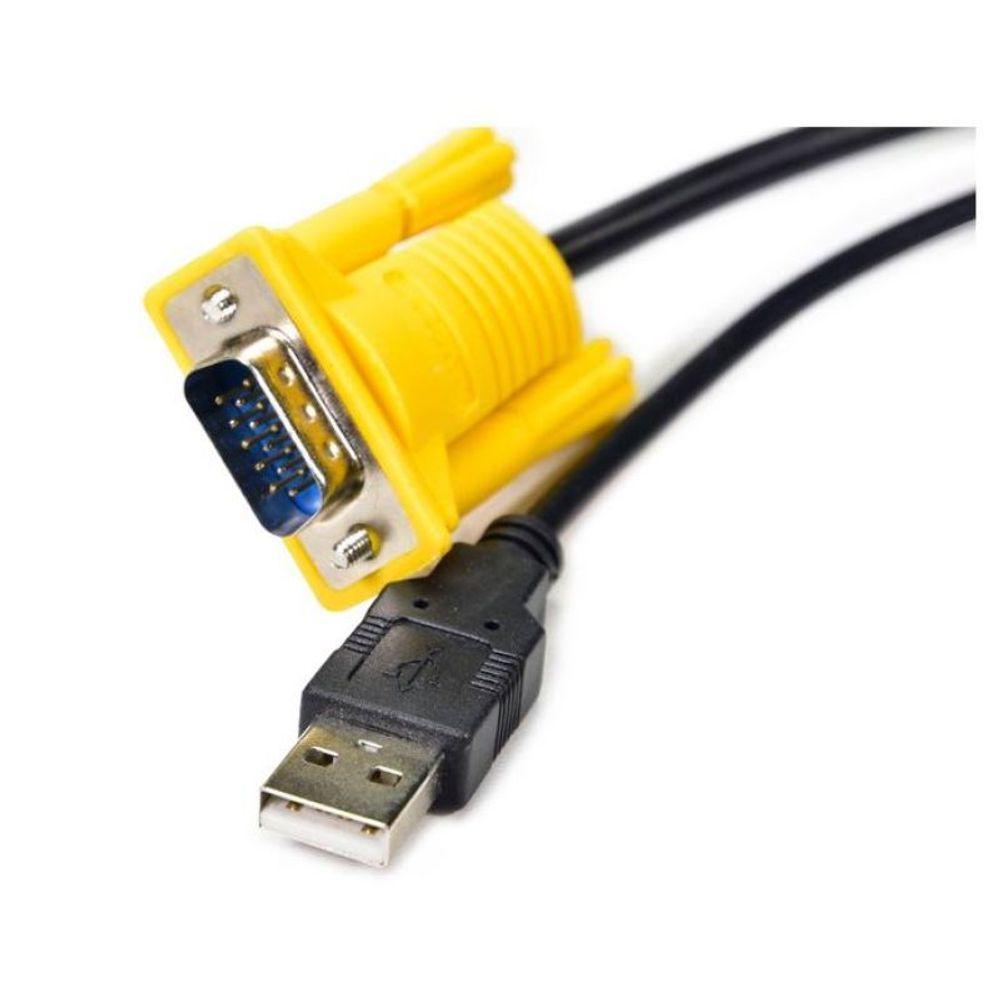 Cabo Kvm Switch Usb A B Vga M M 1 5 Metros 28119377 Comtac - 2