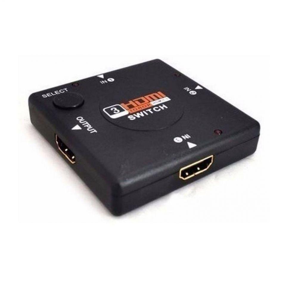 Switch Chaveador Divisor Hdmi de 3 Portas - 1