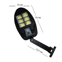 Luminaria Solar Sensor De Movimento Led Externo 3 Modos - 3