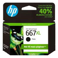Cartucho De Tinta Hp 667Xl, Preto - 3Ym81Ab - 1