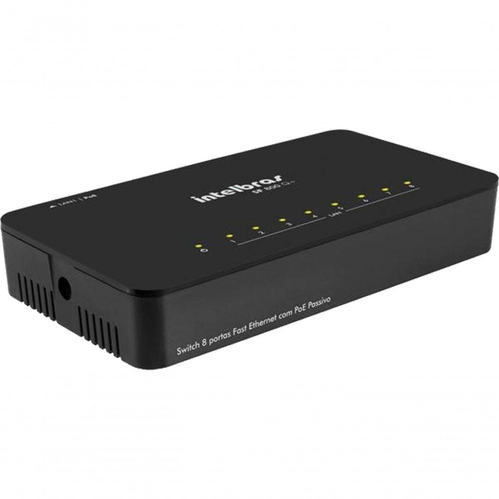 Switch 8 Portas Fast Ethernet Sf 800Q+ 4760020 - 1