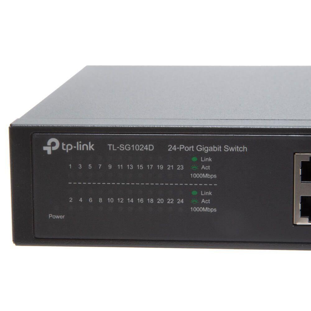 Switch Tp-link 24-port Gigabit Tl-sg1024d Preto - 4