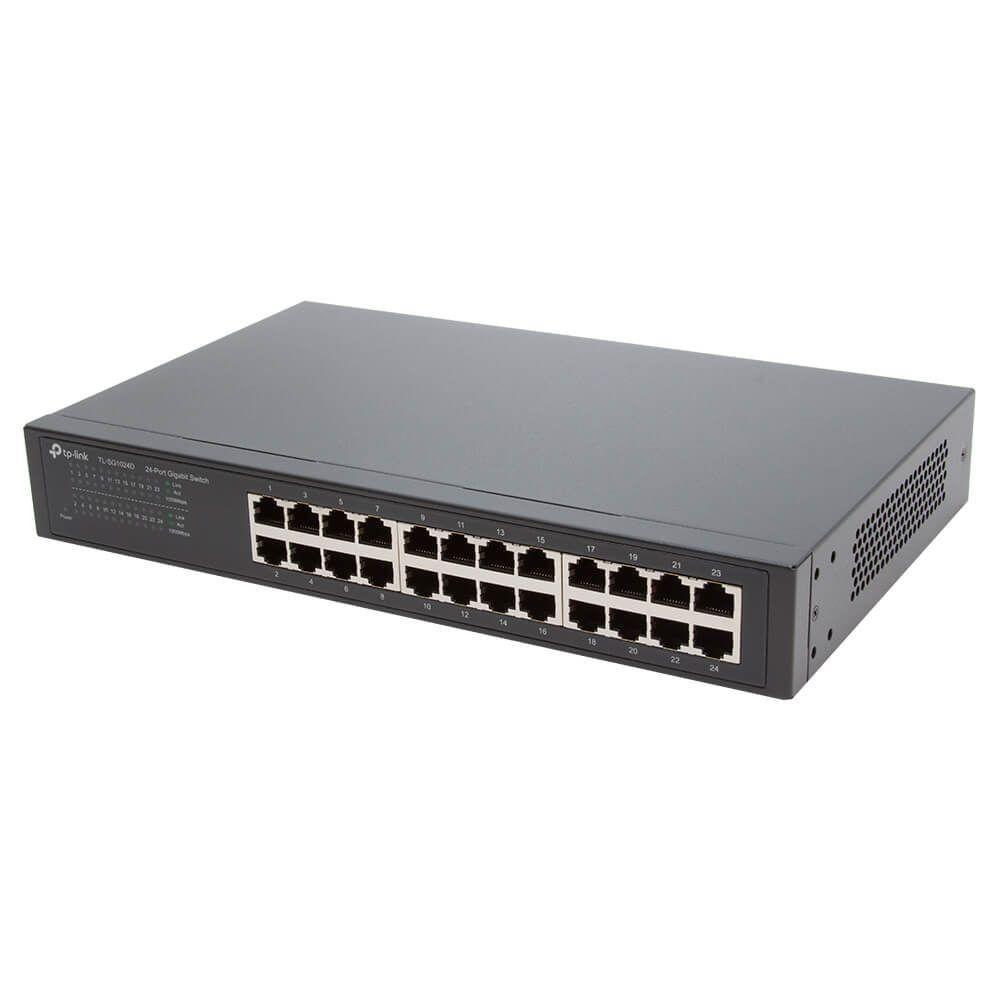 Switch Tp-link 24-port Gigabit Tl-sg1024d Preto - 6