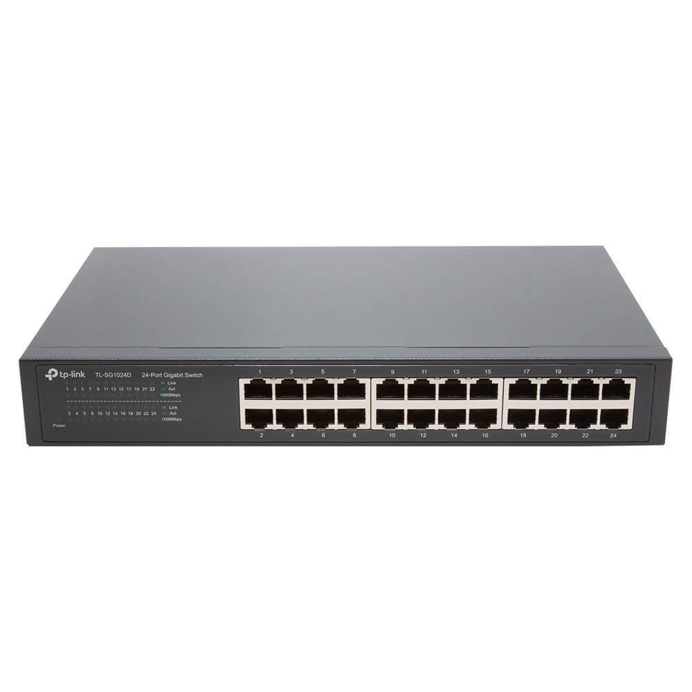 Switch Tp-link 24-port Gigabit Tl-sg1024d Preto - 7