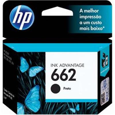 Cartucho Hp 662 Preto 2ml - Cz103ab