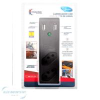 Filtro De Linha Coletek Com 2 Tomadas 10A 2 Saídas Usb - 3