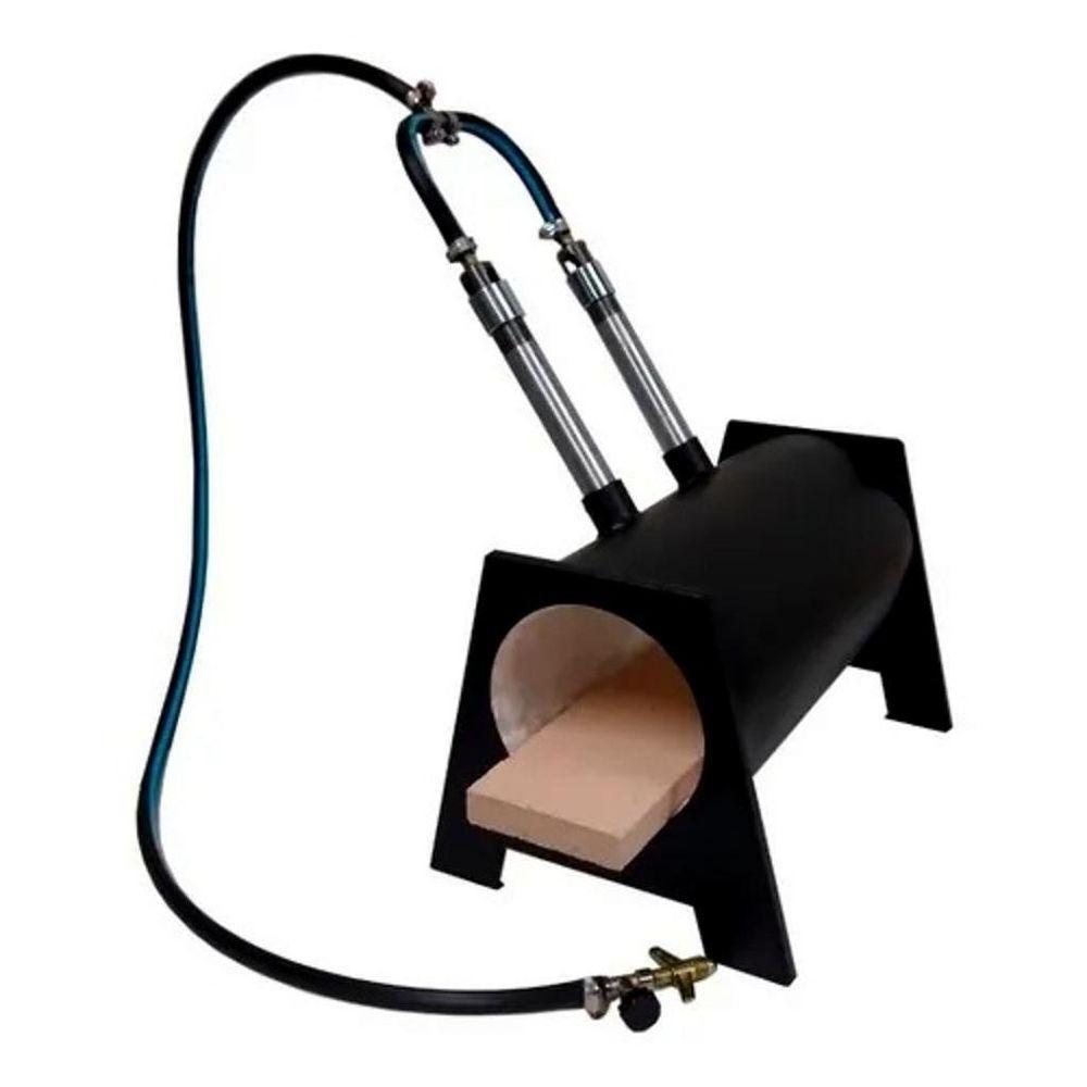 Forja A Gás Para Cutelaria/Têmpera De Metais Queimador Duplo - 1