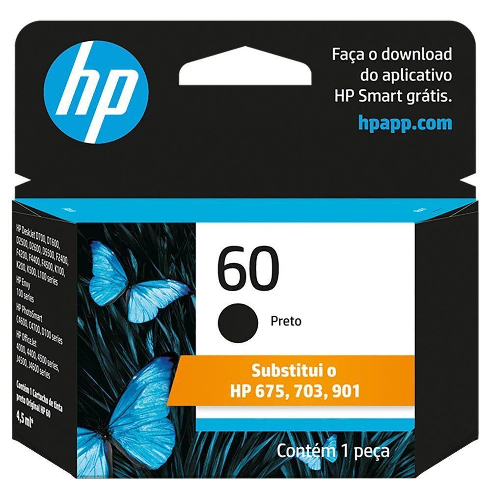 Cartucho Hp 60 Cc640wb Preto - 1