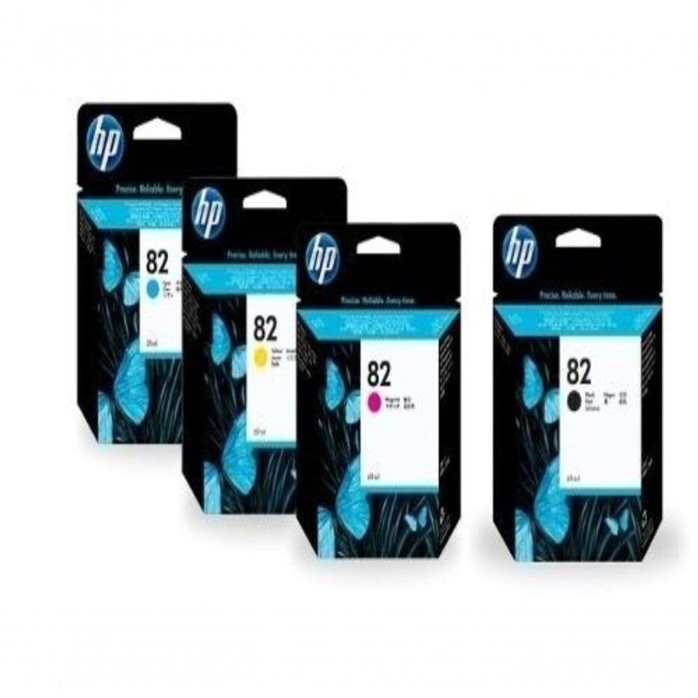 Cartucho Hp 82 Kit 4 Cores Xl - 1
