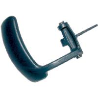 Maçaneta Interna Porta Esq Silverado Metal Cinza - 1