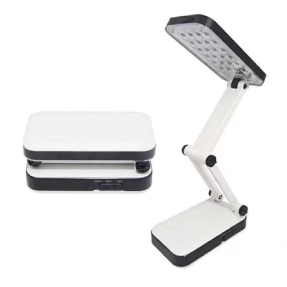 Luminária De Led Dobrável Retrátil Recarregável P/ Mesa Escr - 3