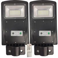 Luminaria Solar Poste 60w Led 2 Und Sensor De Movimento - 1