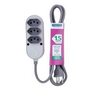 Extensão Múltipla 3 Tomadas 2p+t 10 A 250 V Tramontina 1,5 M Tramontina - 1