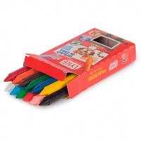 Conjunto 12 Giz De Cera 12 Cores Gizão Lyke - 1