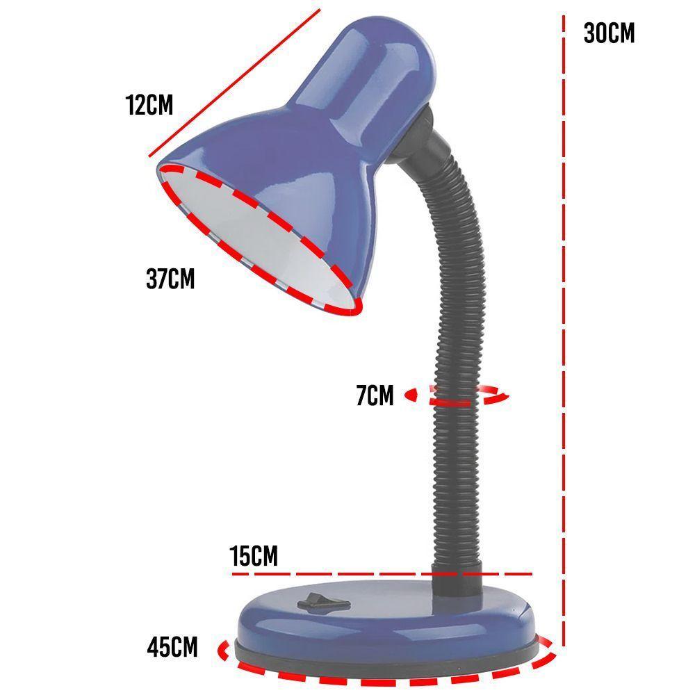 Luminaria De Mesa Abajur Articulavel Copa Flexivel - 4