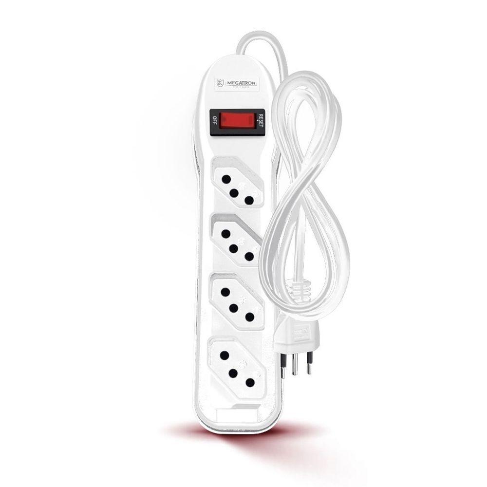 Filtro De Linha 4 Tomadas Pp 3X0,75 1M 249 Branco - 1