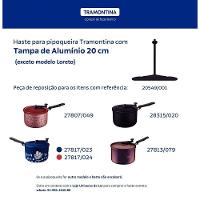 Haste Para Pipoqueira Tramontina Em Zitel 20 Cm - Para Pipoqueiras Tampa Aluminio Tramontina - 4