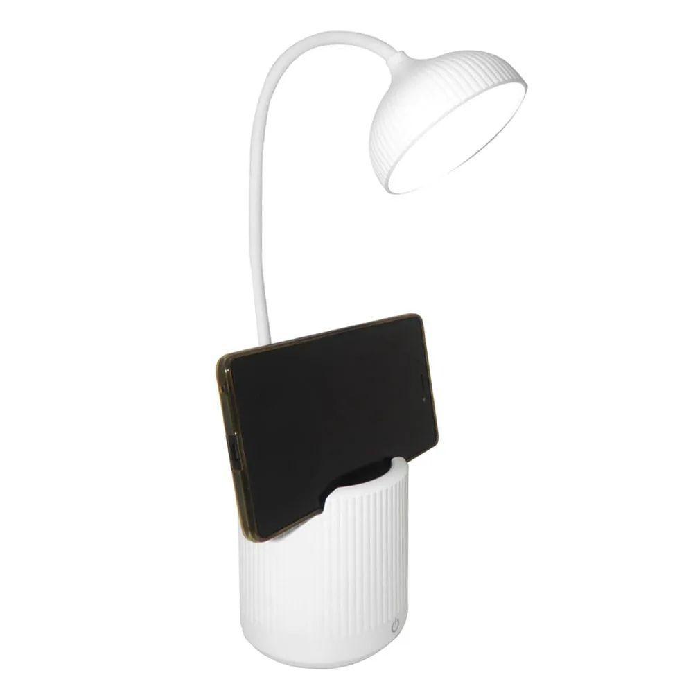 Luminaria De Mesa Abajur Touch Screen Recarregavel Led - 2
