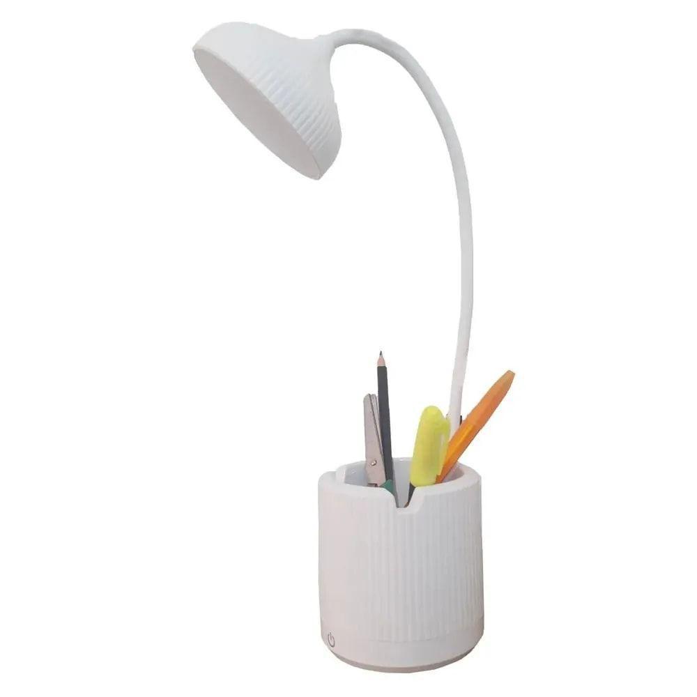 Luminaria De Mesa Abajur Touch Screen Recarregavel Led - 7