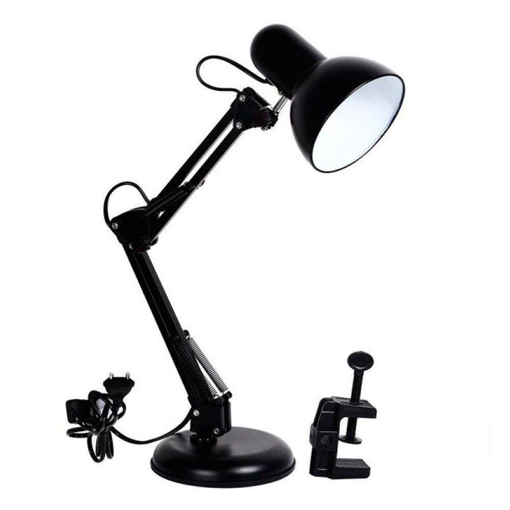 Luminaria Articulada Mesa Garra Regulavel Base 2 Em 1 - 1