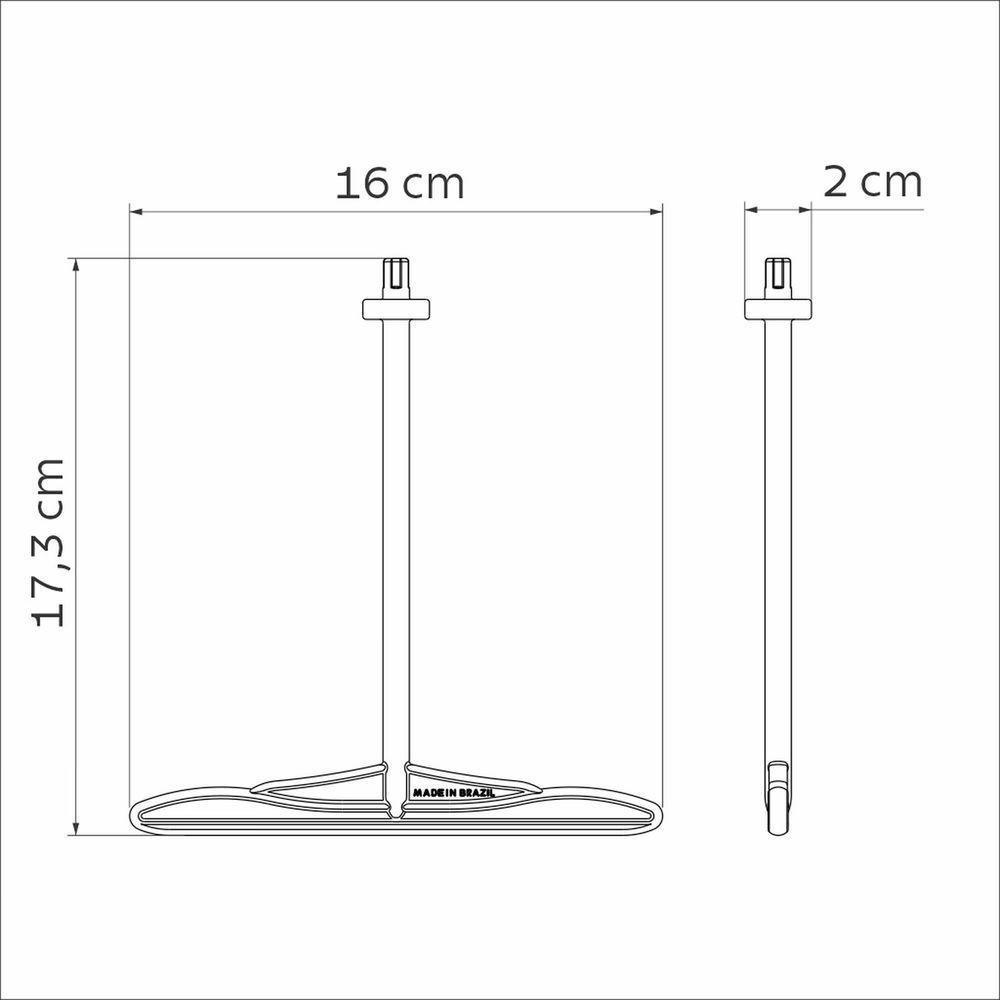 Haste Para Pipoqueira Loreto Tramontina 20 Cm - Compatível Apenas Com O Modelo Loreto Tramontina - 3