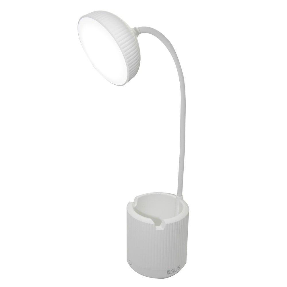 Luminária Mesa Touch Screen Led Recarregável Suporte Celular - 2