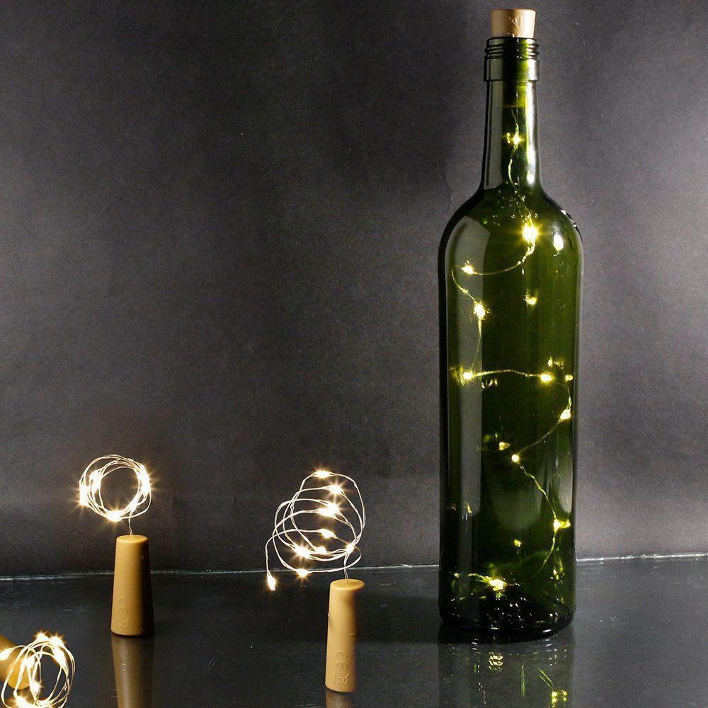 Cordão Natalino Rolha Luminoso 10 Led 50cm A Pilha Taschibra - 2