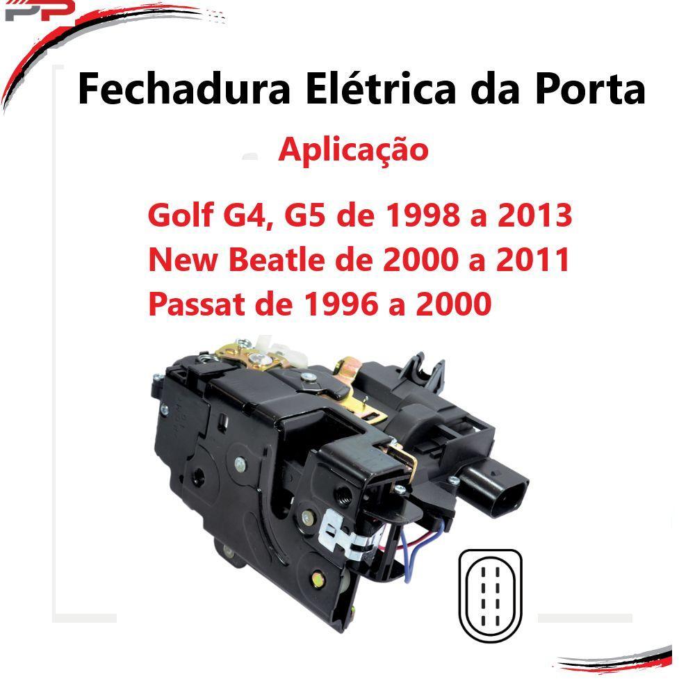 Fechadura Elétrica Porta Diant Dir Golf 98-13 Passat 96-00 - 2