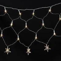 Cordão Luminoso Leds Taschibra Rede Estrela 3m 100 Led 110v 3000k Luz Quente - 1