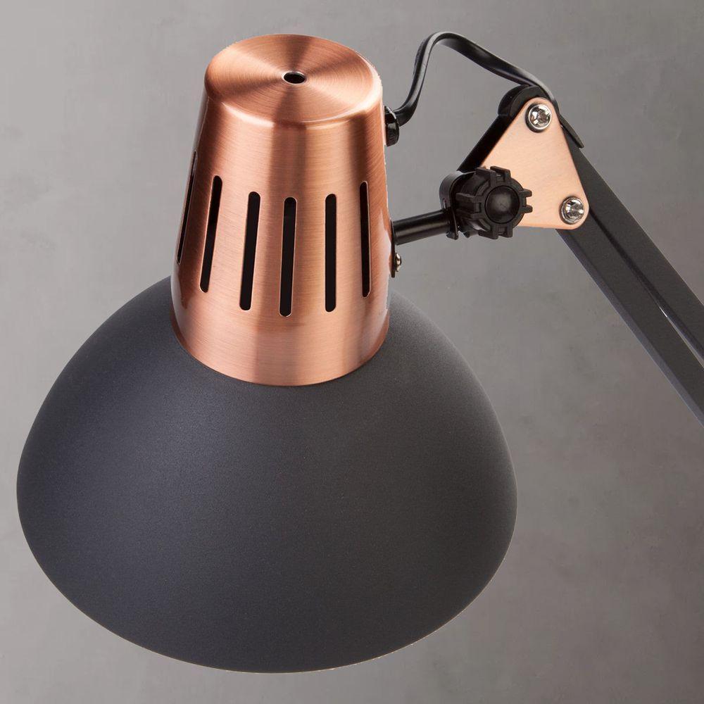 Luminária De Mesa Bravalumi Pixar Stylish Articulável E27 Bivolt Preto - 4