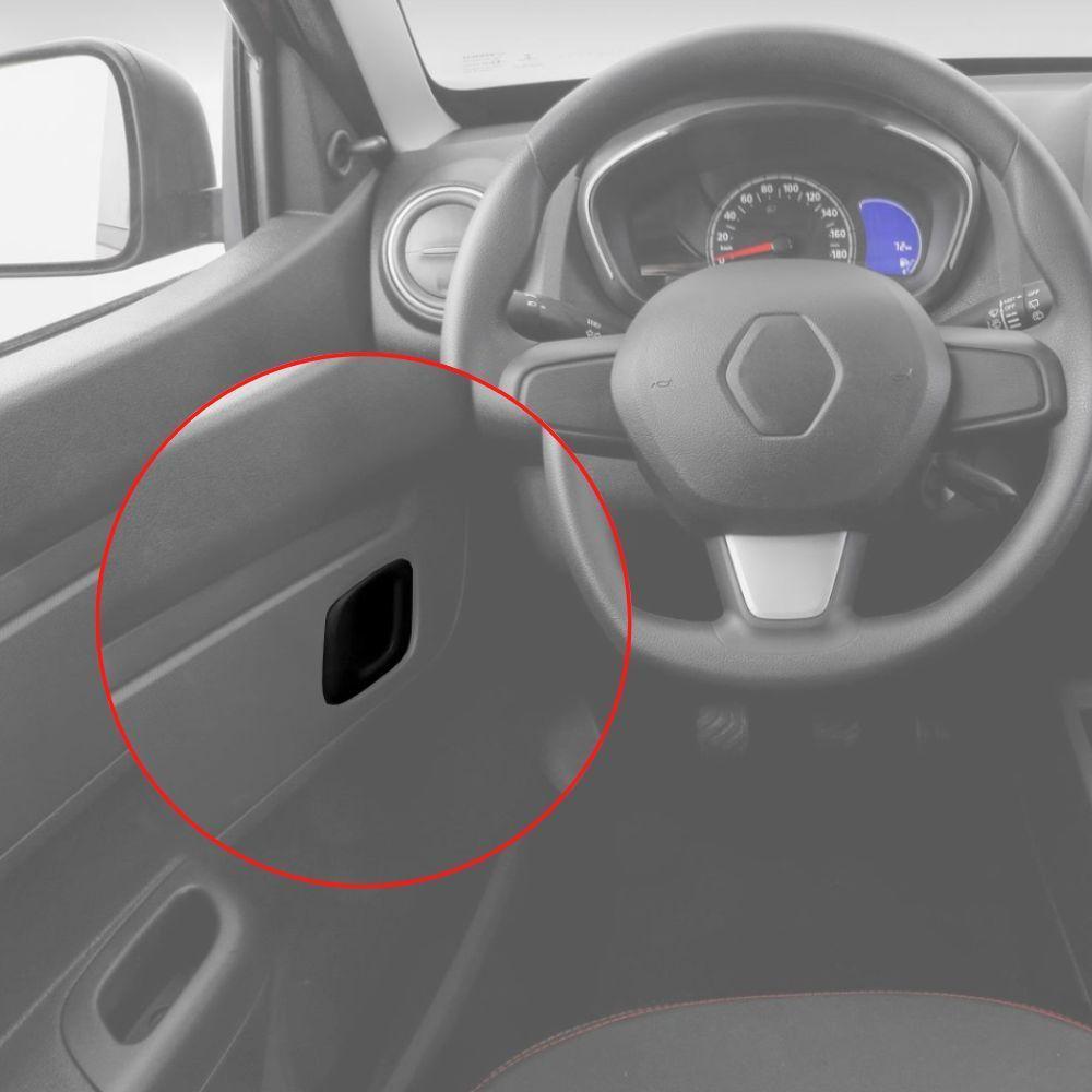 Kit 2 Maçaneta Interna Gatilho Puxador Kwid 2020 2021 2022 - 2