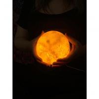 Luminária Umidificador Lua Cheia 3d - 3