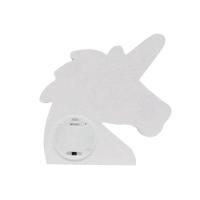 Luminaria 3d Infinito Espelho Led Unicornio Luz Branco - 2