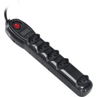 Filtro De Linha 5 Tomadas Com Fusível E Chave Cabo Pp 3x0,75 0,75m Fl5t Pacote Plástico - 7