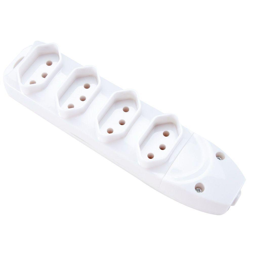 Tomada Múltipla 4 Tomadas 2p+t 10 A 250 V Tramontina Tramontina - 1