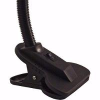 Luminaria De Mesa Presilha Articulavel C/ Garra Vermelho