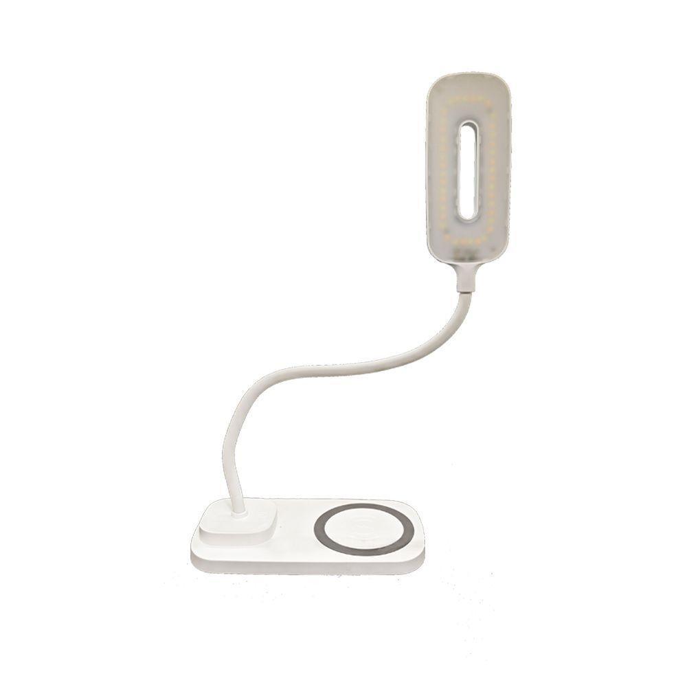 Luminaria De Mesa Led Carregador Induçao Celular Touch - 10