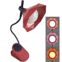 Luminaria De Mesa Com Garra Led Touch Diamante 3 Cores - 1