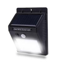 Luminária Externa Luz Parede Led Energia Solar Iluminação Sensor Presença Q-2206 - 3
