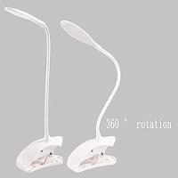 Luminaria De Mesa Led Touch Articulavel Para Escritorio Leitura Com 3 Niveis De Luz Com Clip Garra - 4