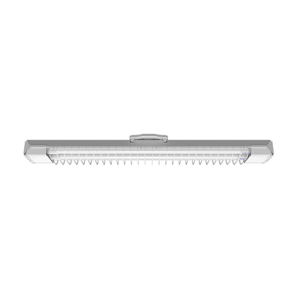 Luminária Lumifacil 70cm Aletada Com 2 Leds 3000k Taschibra Branco - 1