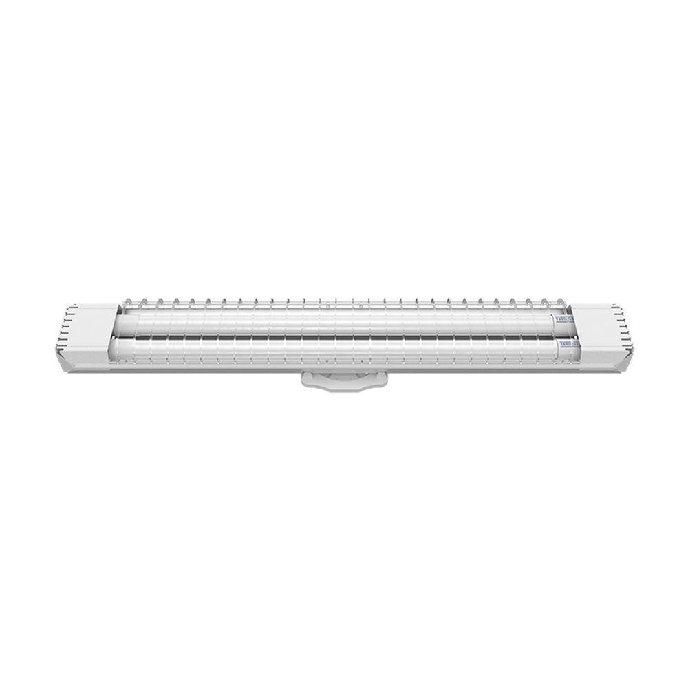 Luminária Lumifacil 70cm Aletada Com 2 Leds 3000k Taschibra Branco - 2