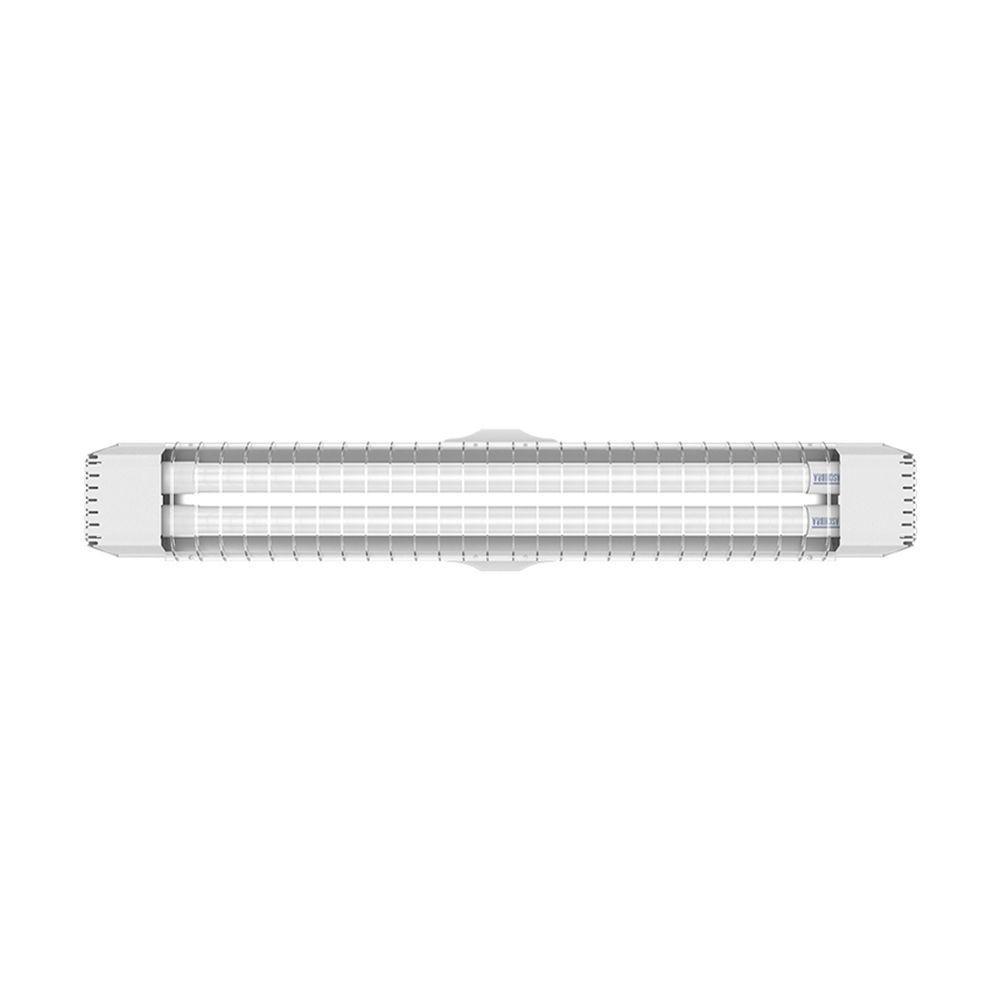 Luminária Lumifacil 70cm Aletada Com 2 Leds 3000k Taschibra Branco - 5