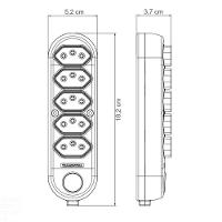 Extensão Múltipla 5 Tomadas 2p+t 10 A 250 V Tramontina 1,5 M Tramontina - 2