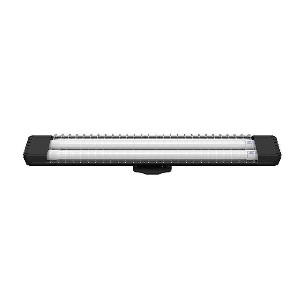 Luminária Lumifacil 70cm Aletada Com 2 Leds 3000k Taschibra Preto - 4