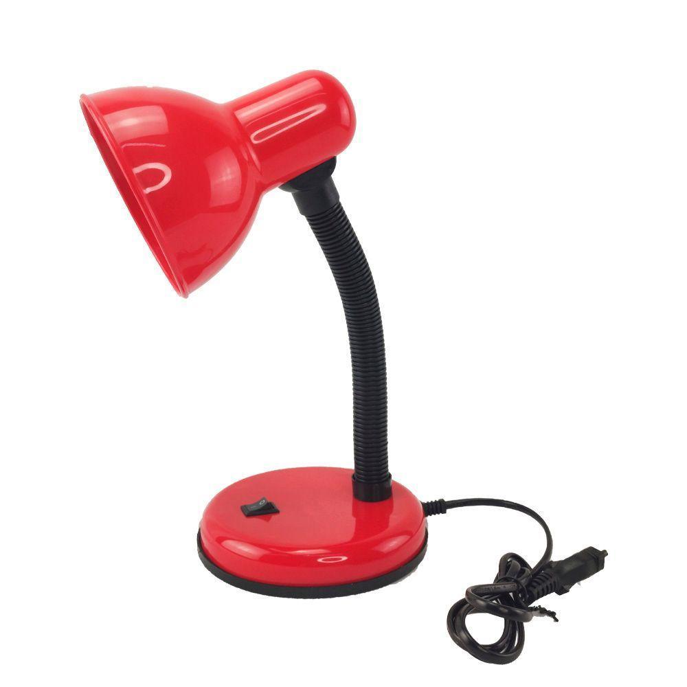 Luminária De Mesa Abajur Flexível Escritório Articulável - 4